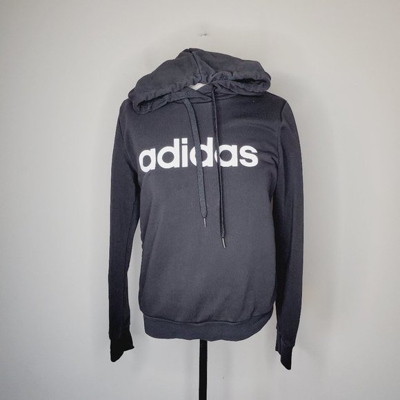 ADIDAS Classic Black Logo Hoodie - Picture 3 of 8